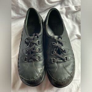 ZIERA Allsorts Hiker Casual Lace-up Leather Comfort Shoes 38/US 7.5